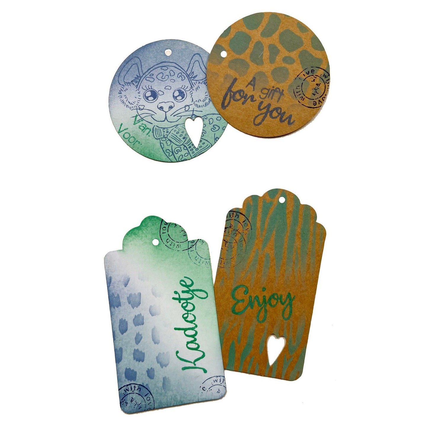 La scelta di Nellie • Stampe animalier con stencil