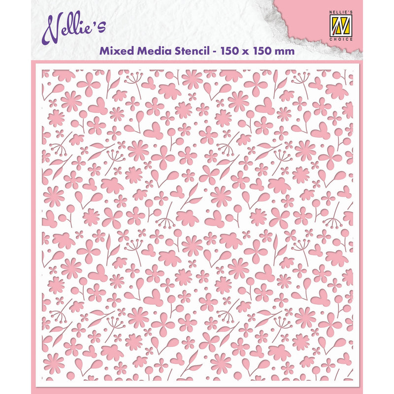 La scelta di Nellie • stencil fiori primaverili