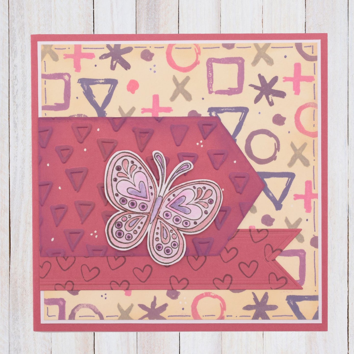 La scelta di Nellie • modello triangoli 15x15 cm