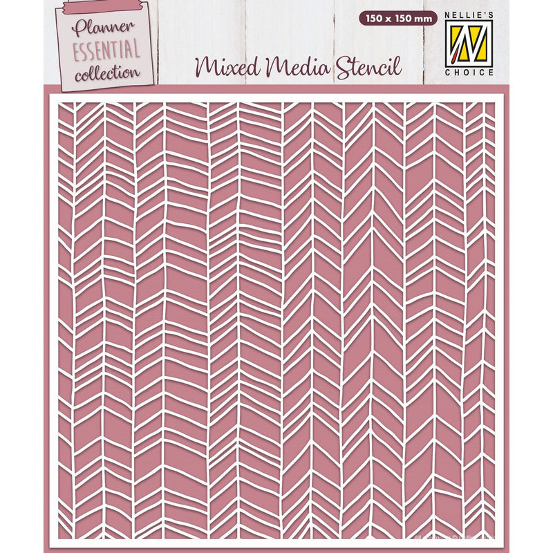 La scelta di Nellie • modello chevron 15x15 cm