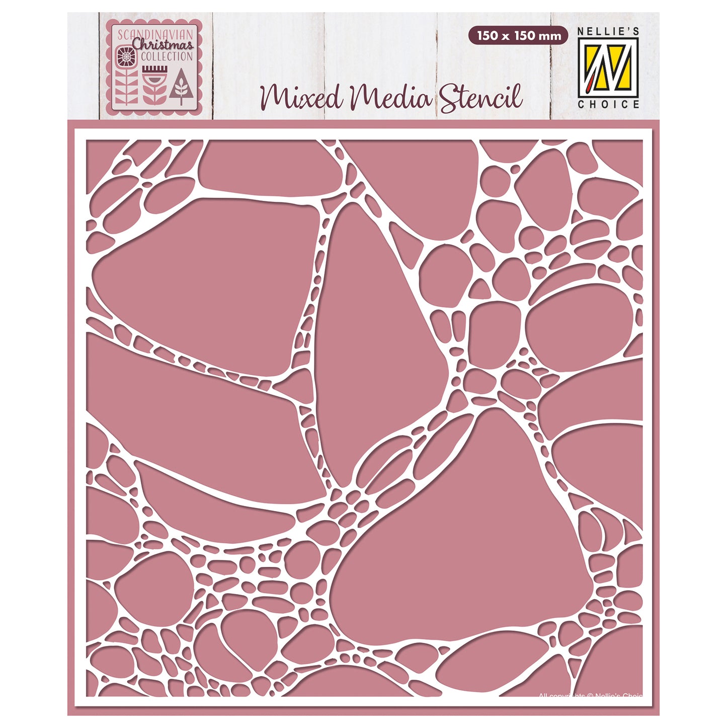 La scelta di Nellie • modello goccia di vernice 15x15 cm