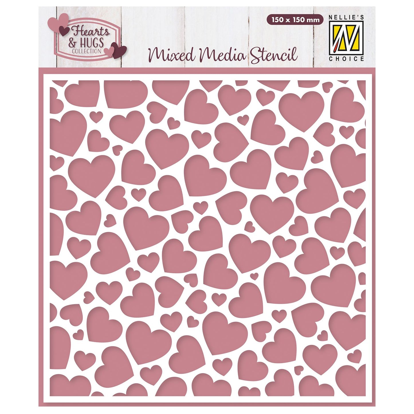 La elección de Nellie • plantilla pop-up corazones 15x15cm