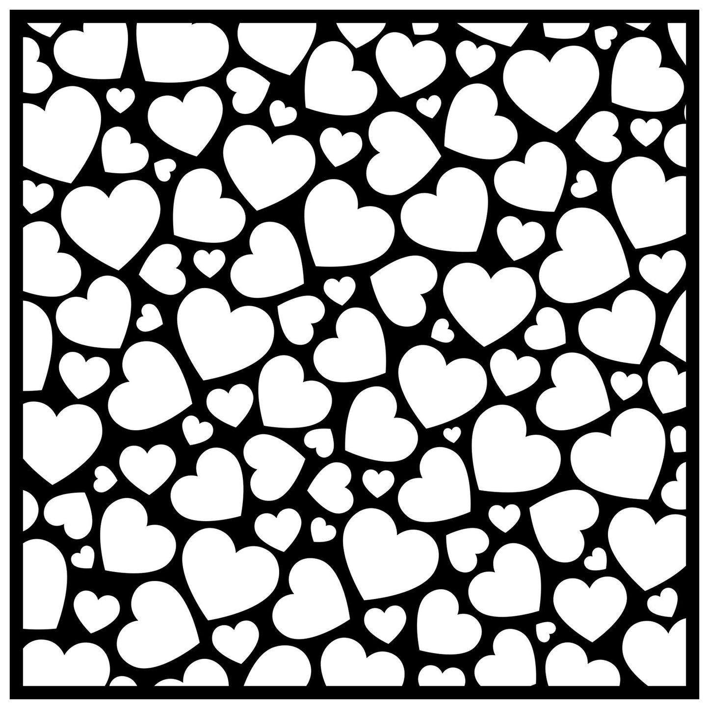 La elección de Nellie • plantilla pop-up corazones 15x15cm