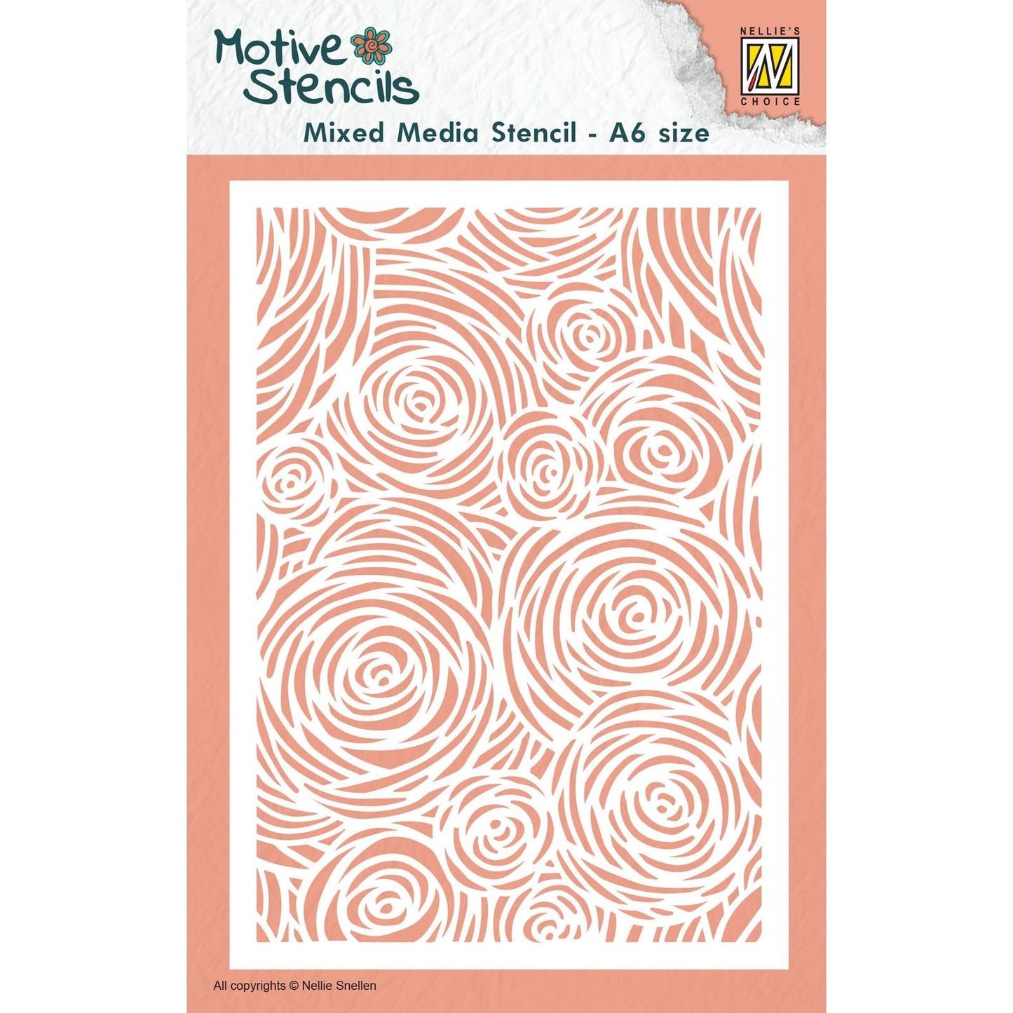 La scelta di Nellie • fiori in formato stencil a6