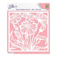 Nellie's choice • stencil a6 size christmas flowers-1