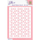 Nellie's choice • stencil a6 size christmas background star-2