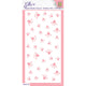 Nellie's choice • stencil slimline background frog footprints