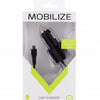 Mobilize Caricatore USB da auto doppio 4800 mA + cavo micro USB nero 1 m - 9540125