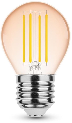 Modee bola led e27 4-28w 1800k filamento ámbar regulable - led7430