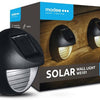 Lampada da parete solare a LED Modee 8 cm set da 2 pezzi bianco caldo - 5099160