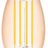 Modee candela led e14 4-28w 1800k filamento ambra dimmerabile confezione da 2 - led7408
