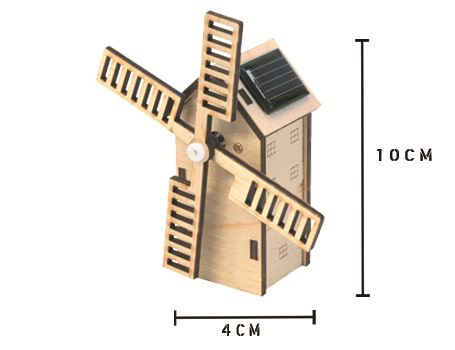 Solexpert Bouwpakket - Hollandse Molen con panel solar mini