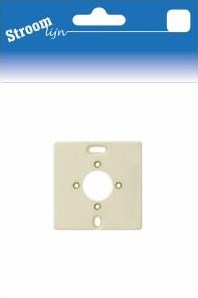 Piastra di montaggio crema singola con foro crema - 6650730