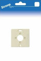 Enzo montageplaat enkel creme met gat creme - 6650730