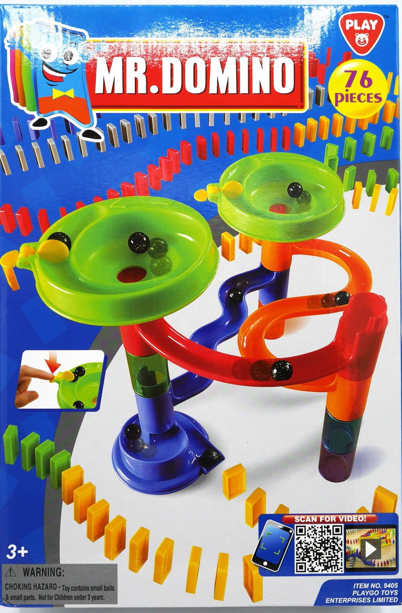 Juego de mármol y dominó juntos en 1 set