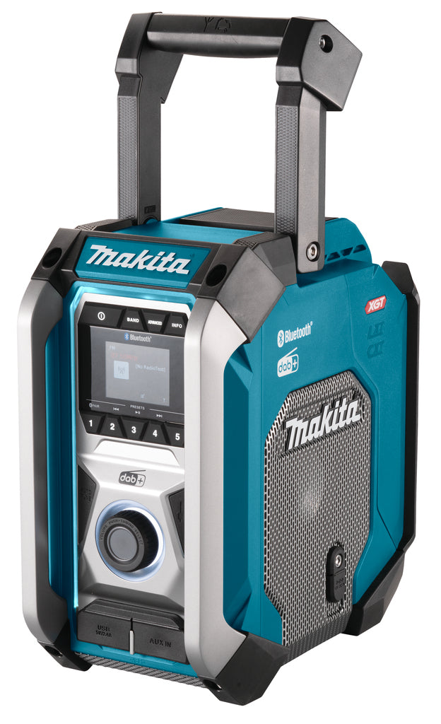 Makita mr007gz | bouwradio | fm dab dab+ bluetooth | 12v ,18v, en 40v | zonder accu's en lader | in doos - mr007gz