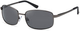 Spectrum Spectrum Gafas de sol Hombres Metal cuadrado - afbeelding 1