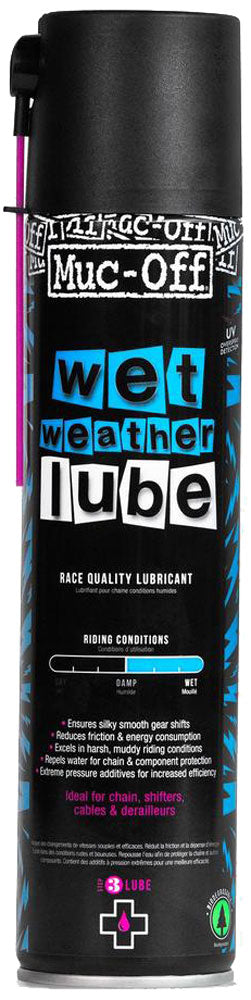 Lubricante para clima húmedo Muc-off en aerosol 400ml