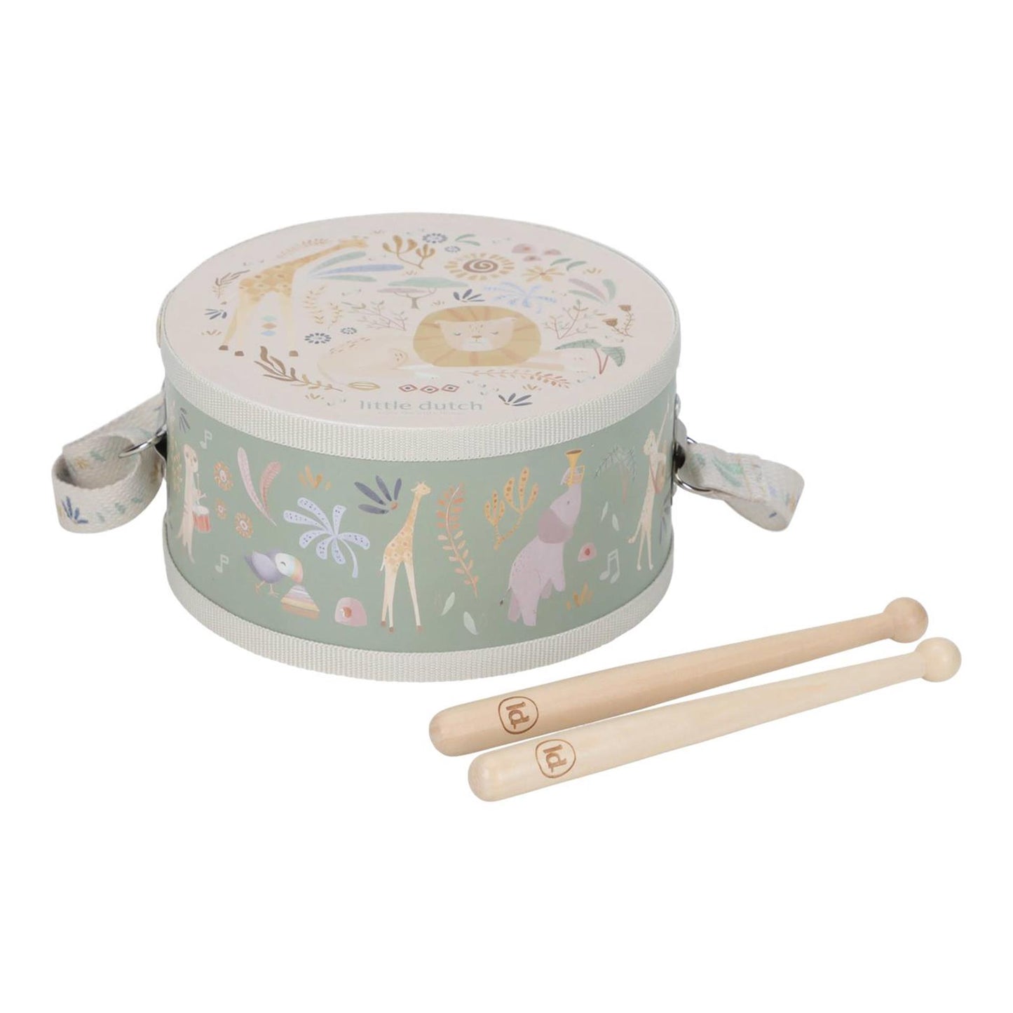 Pequeño tambor musical de safari holandés FSC