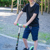 Muuwmi 2-wiel Kinderstep Opvouwbaar Voetrem Zwart Groen