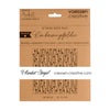 Mundart stempel • embossing sjabloon sterrenslinger