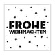Mundart stempel • stencil duitse tekst frohe weihnachten