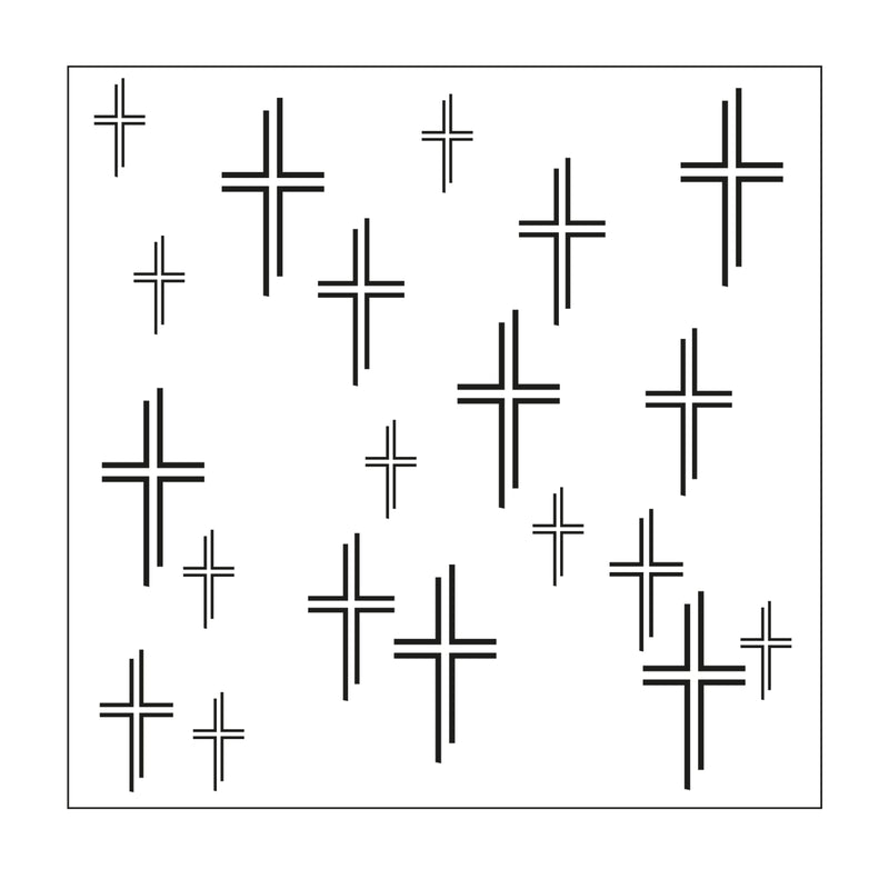 Timbro Mundart • croci stencil
