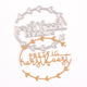 Mundart stempel • snijmal prettig kerstfeest