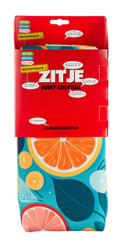 Newlooxs nietverkeerd zitkussen voor bagagedrager fruit coctail