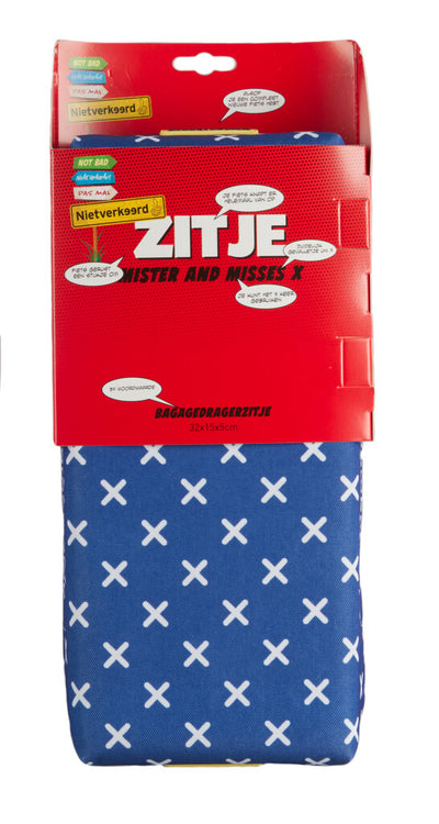 Newlooxs sedile portanti bagagli non incentrato 32x15x5cm mystery x blue