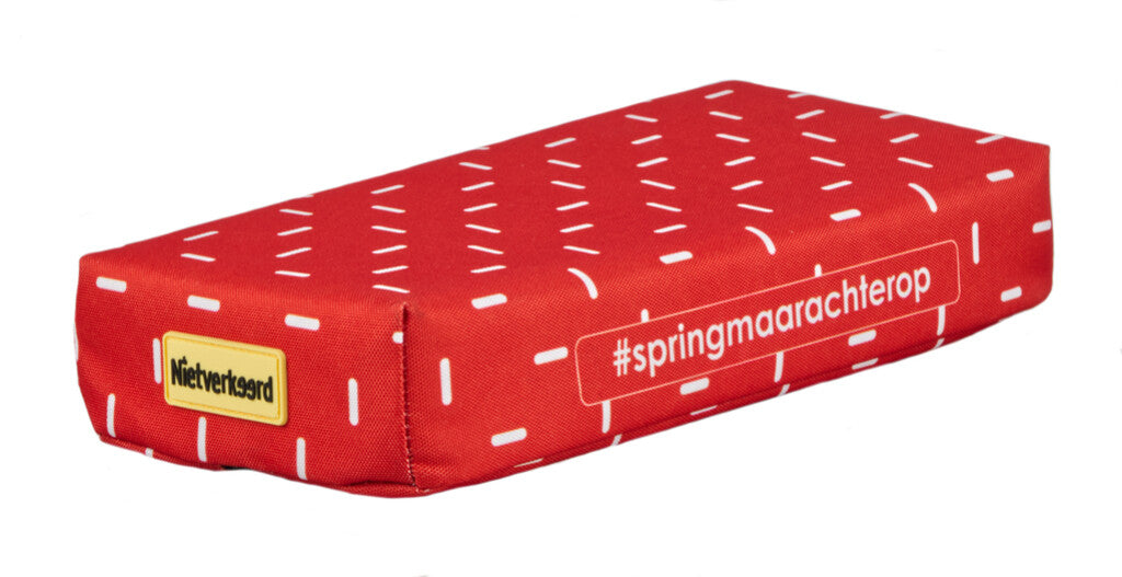 NEWLOOXS COMPRADOR DE LA COMPLEJA COMPRADOR ASIENTO 32X15X5CM Misterio Rayas Rojo