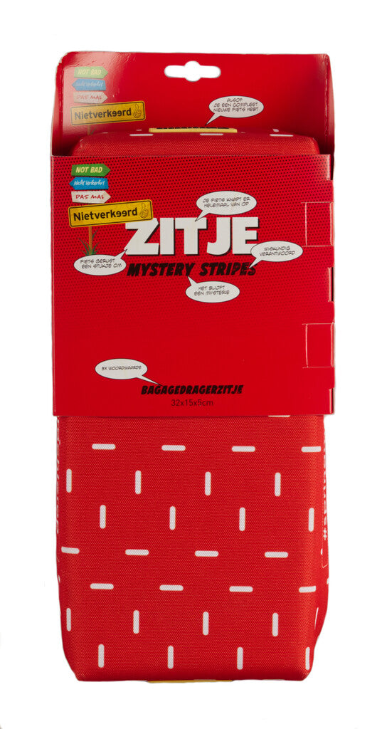 NEWLOOXS COMPRADOR DE LA COMPLEJA COMPRADOR ASIENTO 32X15X5CM Misterio Rayas Rojo