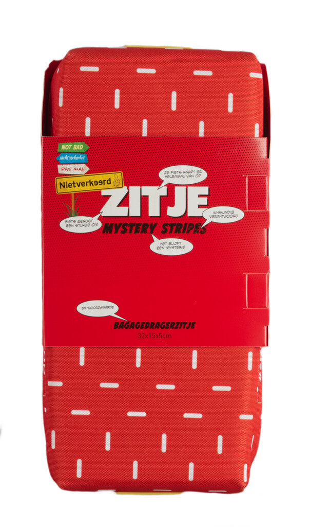 NEWLOOXS COMPRADOR DE LA COMPLEJA COMPRADOR ASIENTO 32X15X5CM Misterio Rayas Rojo