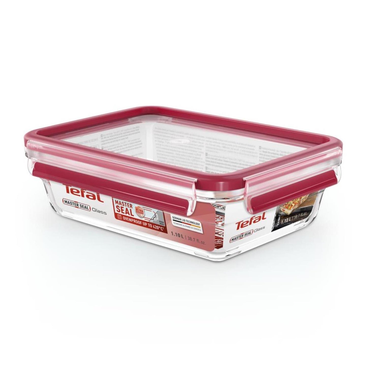 Vaso Tefal master seal 1,1l rectangular