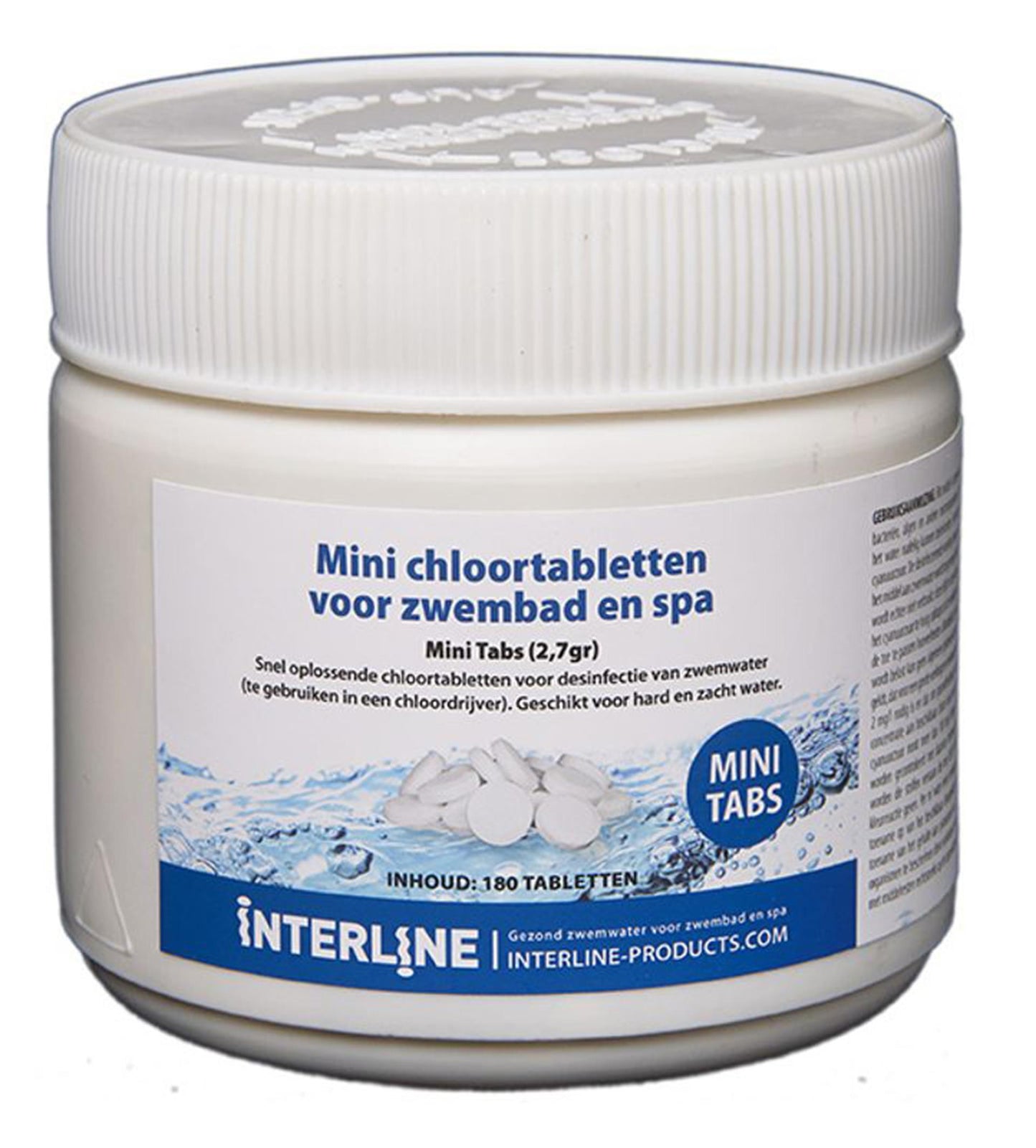 Interline chloortabletten mini tabs 180x