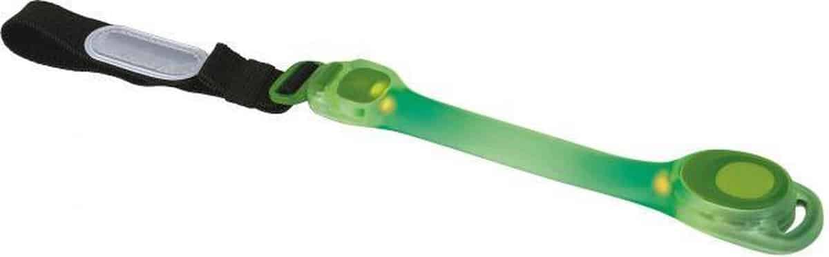 Van der Doelen Fietshardloop Bracciale, con illuminazione. Distinguersi al buio