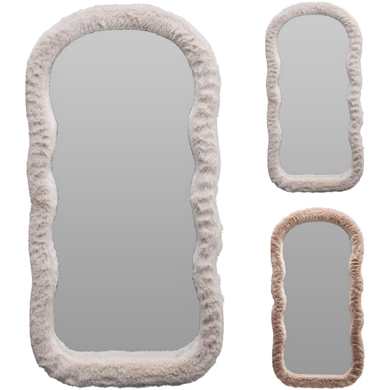 Home styling spiegel groot bont 30x60cm 2 assorti