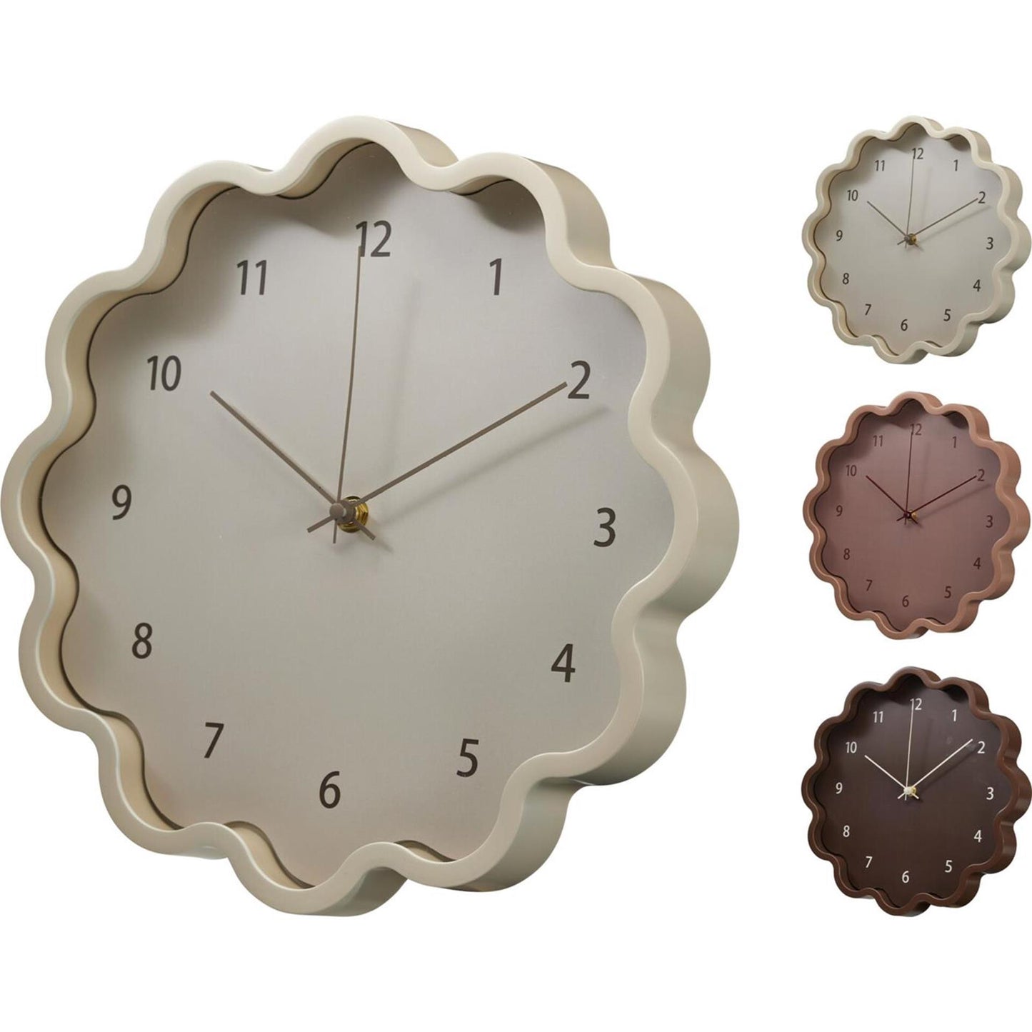 Home styling clock flower shape 3ass ã˜30cm