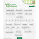 La elección de Nellie • sellos transparentes adecuados para las indicaciones del calendario holandés del Bullet Journal de Nellie