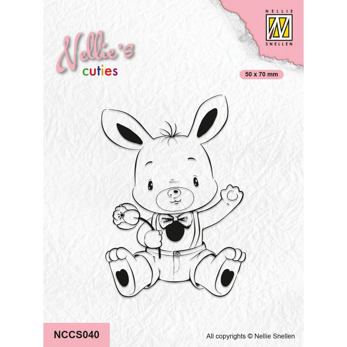 Nellie's choice • nellie's cuties clear stamp bunny