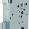 Nemef 1769 23 rs door lock | dm65mm | pc72mm | galvanized steel front plate 24x235mm rounded | galvanized steel latch and deadbolt | 2 rounds | dr 1+3 - 9176923651