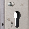 Cerradura de garaje Nemef 1807 b | pc60mm | caja cerradura acero galvanizado 59x159mm | fondo de varilla | no elástico | conexión m8 | función nocturna | dr 1+2+3+4 - 9180700020