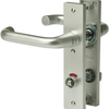 Nemef 3252 raccordo wc ls scudo corto arrotondato | d sgabello-sgabello | set di raccordi | pennato | perno di manovella 8mm | f1 alluminio | wc72 | senso di rotazione sinistra - 9325222722