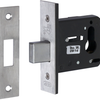 Cerradura adicional de seguridad Nemef 4328 | kg** | dm60mm | placa frontal placa frontal decorativa de acero inoxidable 29x110mm rectangular | dr 1+2+3+4 - 9432817600