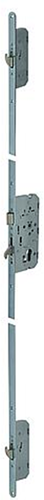 Serratura multipunto di sicurezza Nemef 4926 | a manovella | skg*** | dm55mm | pc72mm | frontale in acciaio zincato 20x1950mm arrotondato | dr 1+3 2+4 - a000307538