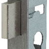 Nemef 9640 kastslot | dm40mm | voorplaat rvs 24x150mm rechthoekig | zamac vernikkelde nachtschoot | dr 1+2+3+4 - 9964407000