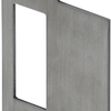 Nemef p1255 sluitplaat | rvs 23.3x71.5mm rechthoekigdm| dr 1+2+3+4 - 9125590170
