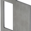 Cerradero Nemef p1255 | acero inoxidable 23,3x71,5mm rectangular m| dr 1+2+3+4 - 9125590170