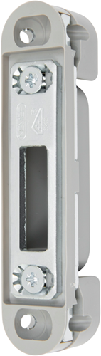 Cerradero adicional Nemef vs 5105 | plástico con placa de ajuste de acero redondeada 25x115mm | ajustable | incl. pieza de relleno | dr 1+2+3+4 - 9510501000