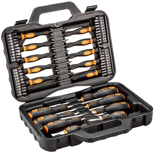 Set cacciaviti Neo | 58 pezzi in custodia - 6460198